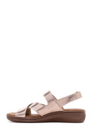 Women's Platinum Comfort Sandals | Derimod Women's Platinum Comfort Sandals | Derimod