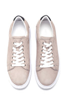 Erkek Gri Nubuk Deri Sneaker | Derimod Erkek Gri Nubuk Deri Sneaker | Derimod