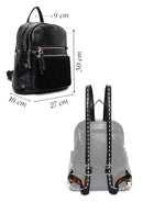 Women's Black Casual Backpack | Derimod Women's Black Casual Backpack | Derimod