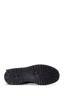 Men's Black Leather Zippered Casual Boots | Derimod Men's Black Leather Zippered Casual Boots | Derimod