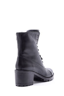 Women's Lace-Up Heeled Boots | Derimod Women's Lace-Up Heeled Boots | Derimod