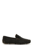 Men's Khaki Suede Leather Loafer | Derimod Men's Khaki Suede Leather Loafer | Derimod