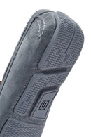 Men's Navy Blue Suede Leather Loafer | Derimod Men's Navy Blue Suede Leather Loafer | Derimod
