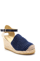 Kadın Lacivert Dolgu Topuk Espadril | Derimod Kadın Lacivert Dolgu Topuk Espadril | Derimod