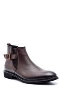 Men's Leather Buckle Boots | Derimod Men's Leather Buckle Boots | Derimod