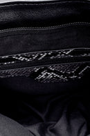 Women's Snakeskin Pattern Detailed Shoulder Bag | Derimod Women's Snakeskin Pattern Detailed Shoulder Bag | Derimod