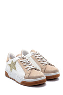 Women's Star Detailed Sneaker | Derimod Women's Star Detailed Sneaker | Derimod