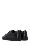 Male Black Lace-Up Leather Sneaker | Derimod Male Black Lace-Up Leather Sneaker | Derimod