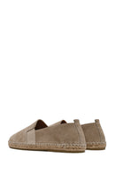 Men's Beige Suede Leather Espadrille | Derimod Men's Beige Suede Leather Espadrille | Derimod
