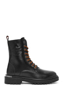 Harley Davidson Erkek Siyah Thar Bağcıklı Deri Postal Bot | Derimod Harley Davidson Erkek Siyah Thar Bağcıklı Deri Postal Bot | Derimod