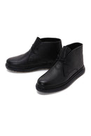 Men's Black Leather Boots | Derimod Men's Black Leather Boots | Derimod