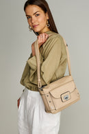 Women's Crossbody Bag with Metal Detail | Derimod Women's Crossbody Bag with Metal Detail | Derimod