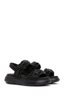 Women's Black Thick Soled Sandals | Derimod Women's Black Thick Soled Sandals | Derimod