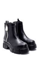 Women's Thick Soled Leather Boots | Derimod Women's Thick Soled Leather Boots | Derimod