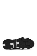 Erkek Siyah Bağcıklı Kalın Tabanlı Deri Sneaker | Derimod Erkek Siyah Bağcıklı Kalın Tabanlı Deri Sneaker | Derimod