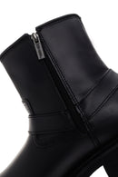 Harley Davidson Men's Black Estes Zippered Leather Boots | Derimod Harley Davidson Men's Black Estes Zippered Leather Boots | Derimod
