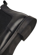 Men's Black Leather Chelsea Boot | Derimod Men's Black Leather Chelsea Boot | Derimod