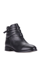 Strappy Women's Leather Boots | Derimod Strappy Women's Leather Boots | Derimod