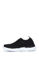 Kadın Siyah Taşlı Kumaş Sneaker | Derimod Kadın Siyah Taşlı Kumaş Sneaker | Derimod