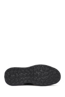Men's Black Lace-Up Fabric Sneakers | Derimod Men's Black Lace-Up Fabric Sneakers | Derimod