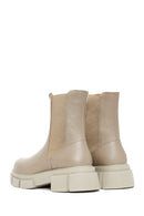 Women's Mink Leather Chelsea Boots | Derimod Women's Mink Leather Chelsea Boots | Derimod