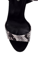 Women's Snakeskin Patterned Heeled Shoes | Derimod Women's Snakeskin Patterned Heeled Shoes | Derimod