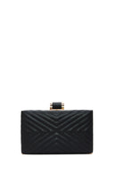 Women's Black Quilted Portfolio Bag | Derimod Women's Black Quilted Portfolio Bag | Derimod