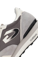 Alberto Guardiani Men's Wen Thick Sole Gray Lace-Up Leather Sneaker | Derimod Alberto Guardiani Men's Wen Thick Sole Gray Lace-Up Leather Sneaker | Derimod
