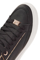 ACBC x Derimod Women's Black Lace-Up Chunky Sole Sneakers | Derimod ACBC x Derimod Women's Black Lace-Up Chunky Sole Sneakers | Derimod
