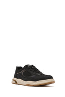 Men's Black Lace-up Leather Sneaker | Derimod Men's Black Lace-up Leather Sneaker | Derimod