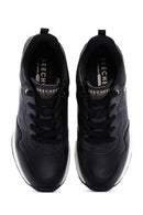 Skechers Women's Black Millon Air Wedge Heel Sneaker | Derimod Skechers Women's Black Millon Air Wedge Heel Sneaker | Derimod