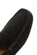 Men's Khaki Suede Leather Loafer | Derimod Men's Khaki Suede Leather Loafer | Derimod