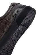Erkek Kahverengi Bağcıklı Deri Sneaker | Derimod Erkek Kahverengi Bağcıklı Deri Sneaker | Derimod