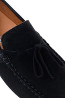 Erkek Siyah Süet Deri Casual Loafer | Derimod Erkek Siyah Süet Deri Casual Loafer | Derimod