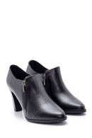 Kadın Topuklu Fermuar Detaylı Bootie | Derimod Kadın Topuklu Fermuar Detaylı Bootie | Derimod
