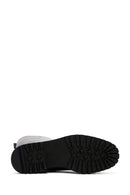 Women's Black Zippered Leather Boots | Derimod Women's Black Zippered Leather Boots | Derimod