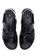 Men's Leather Perforated Sandals | Derimod Men's Leather Perforated Sandals | Derimod