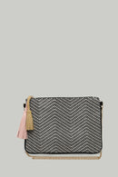 Black Fabric Women's Portfolio | Derimod Black Fabric Women's Portfolio | Derimod