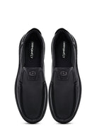 Erkek Siyah Deri Casual Loafer | Derimod Erkek Siyah Deri Casual Loafer | Derimod