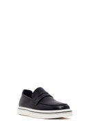 Erkek Siyah Deri Loafer | Derimod Erkek Siyah Deri Loafer | Derimod