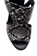 Women's Snakeskin Patterned Heeled Shoes | Derimod Women's Snakeskin Patterned Heeled Shoes | Derimod