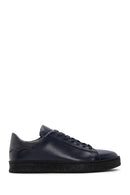 Erkek Lacivert Deri Sneaker | Derimod Erkek Lacivert Deri Sneaker | Derimod