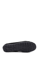 Men's Black Tasseled Suede Leather Casual Loafer | Derimod Men's Black Tasseled Suede Leather Casual Loafer | Derimod