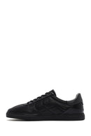 Men's Black Lace-up Leather Sneaker | Derimod Men's Black Lace-up Leather Sneaker | Derimod