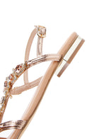 Women's Beige Stone Sandals | Derimod Women's Beige Stone Sandals | Derimod