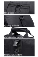 Men's Black Fabric Travel Bag | Derimod Men's Black Fabric Travel Bag | Derimod