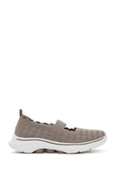Derimod Zero Women's Mink Fabric Sneakers | Derimod Derimod Zero Women's Mink Fabric Sneakers | Derimod