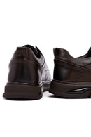 Erkek Kahverengi Bağcıklı Deri Casual Sneaker | Derimod Erkek Kahverengi Bağcıklı Deri Casual Sneaker | Derimod