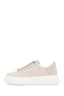 ACBC x Derimod Women's Cream Lace-Up Chunky Sole Sneakers | Derimod ACBC x Derimod Women's Cream Lace-Up Chunky Sole Sneakers | Derimod