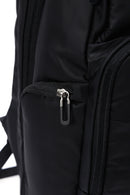 D-Pack Unisex Black Technological Fabric Backpack | Derimod D-Pack Unisex Black Technological Fabric Backpack | Derimod